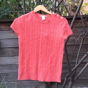 Cashmere coral sweater
